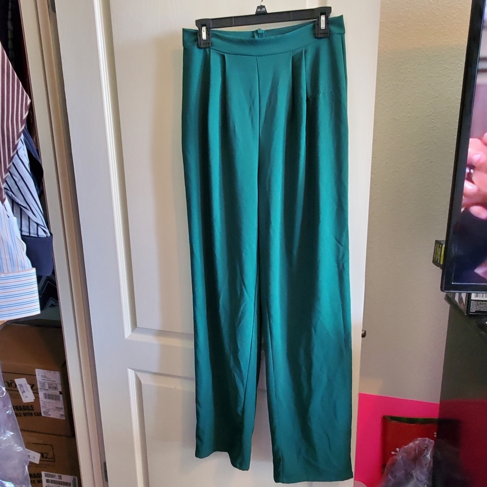 Women's Green Slacks